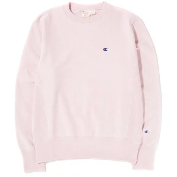 Champion Sweaters Baby Pink Reverse Weave Champion Sweater